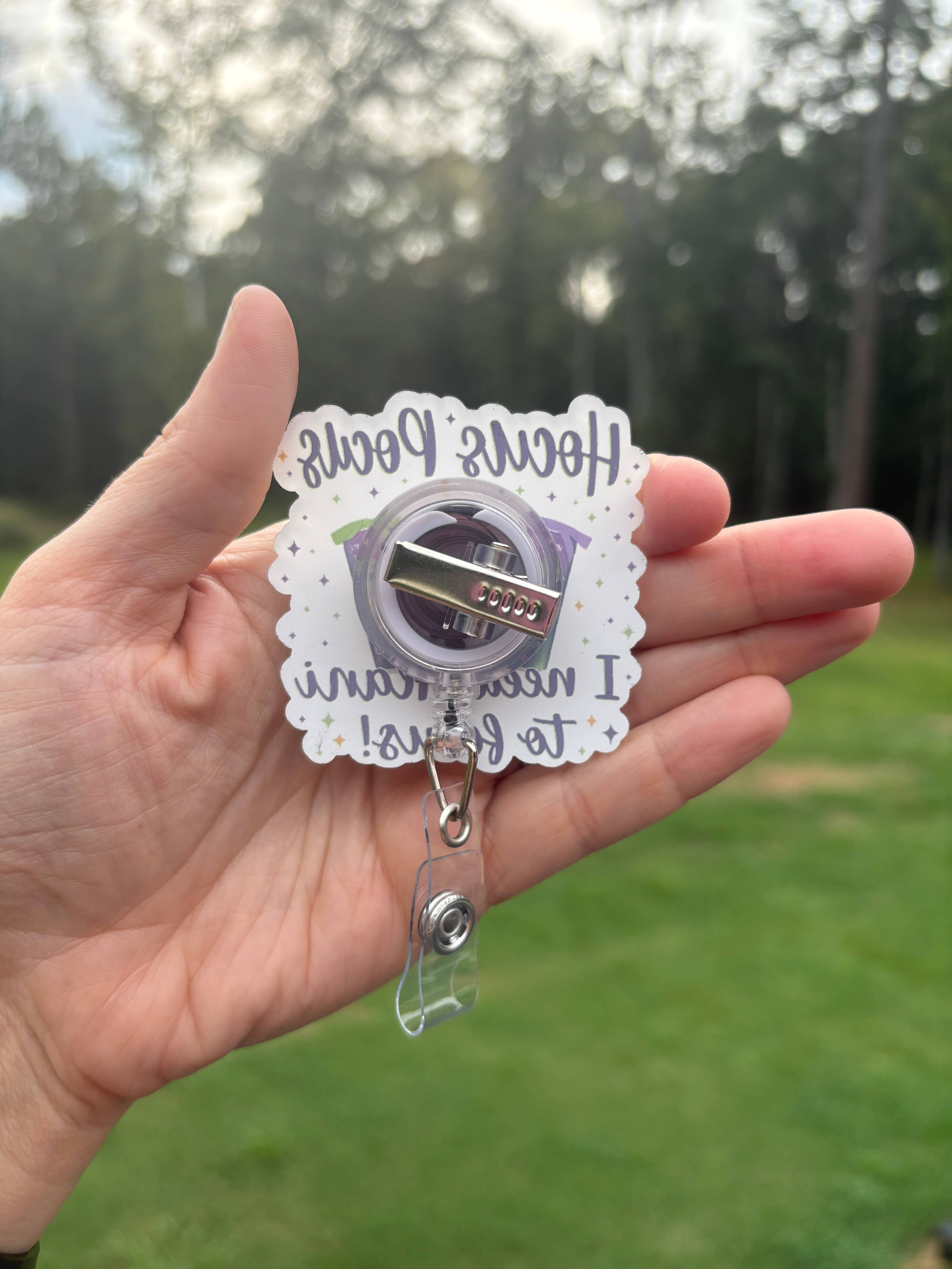 Hello Darling Designs - Wholesale Badge Accessory - Women's - Hocus Pocus Badge Reel – Halloween Alani ID Holder1