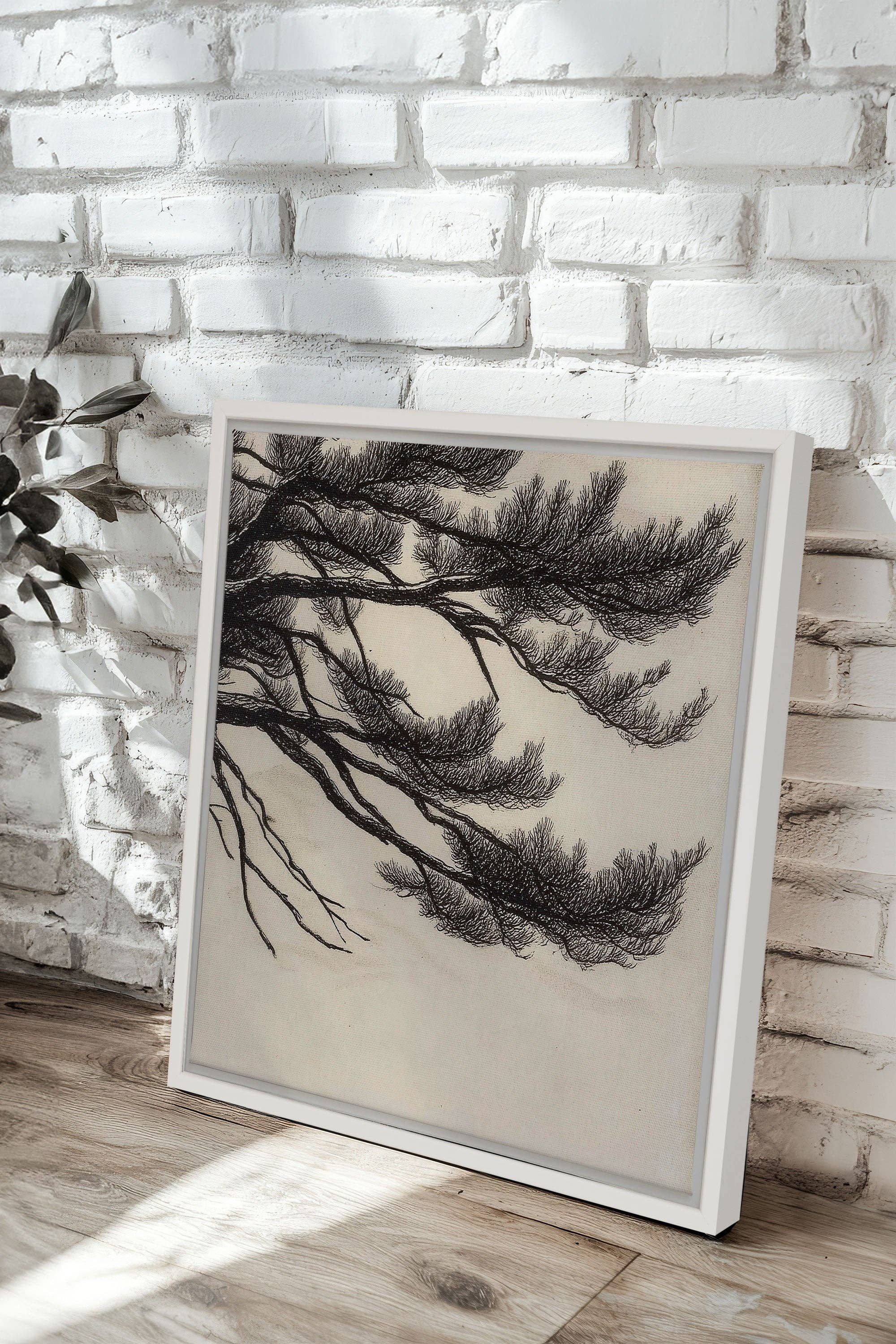 Oleka Canvas - Wholesale Art Print - WINDSWEPT PINES, canvas wall art print4
