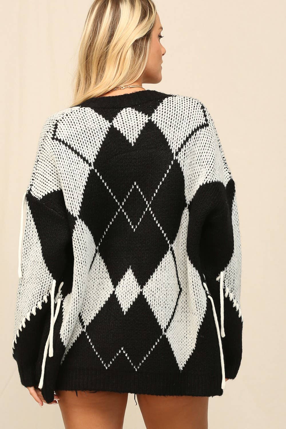 KyeMi - Wholesale Cardigan - Women's - Cuddle Up In A Chunky Knit Cardigan Sith Piecing5