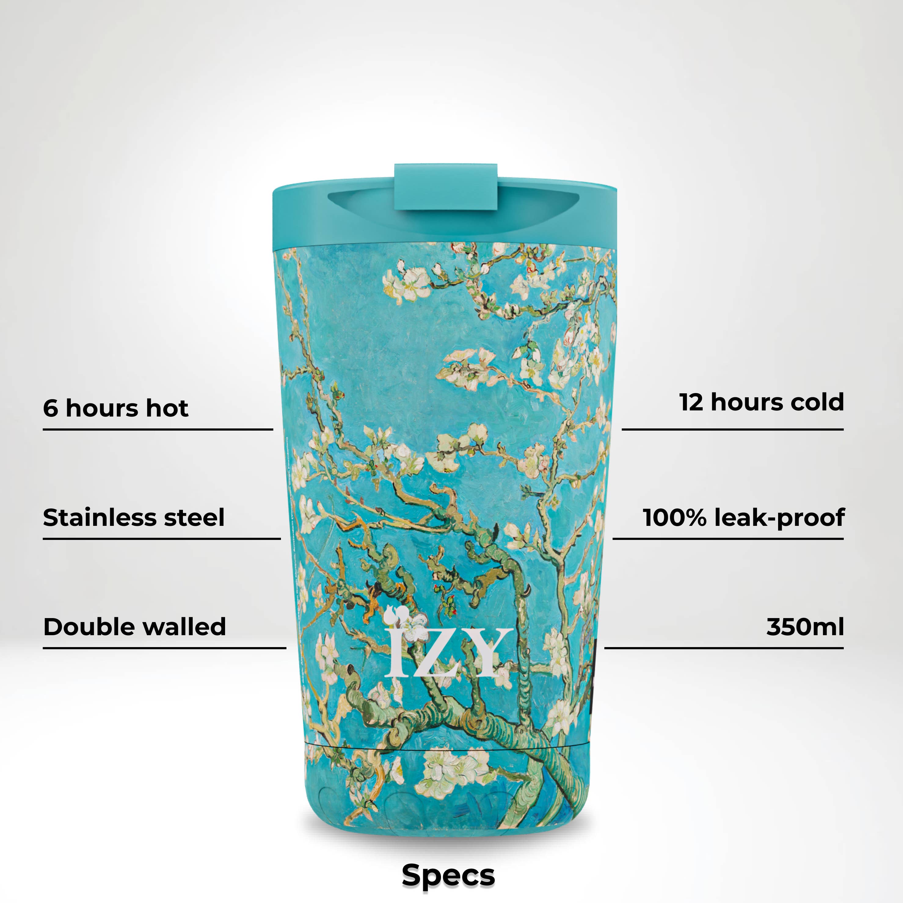 IZY Bottles - Vendita all'ingrosso Bicchiere/tazza termica - Borraccia Termica IZY Bottles Almond Blossom con Isolamento1