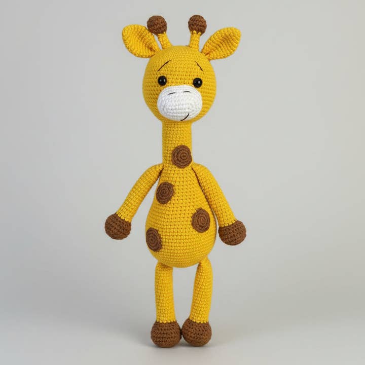 Hæklet sødt giraflegetøj for engroshandel hos Joy Gift London