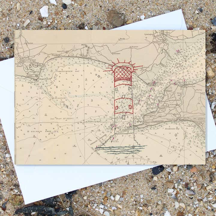 NaviStitch – wholesale Everyday greeting card – Needles Lighthouse Greetings Card