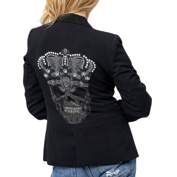 Crown Skull Blazer for wholesale by Hipchik