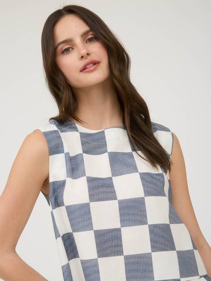 TERNET ÆRMEFØR LÆRRED CROP TOP for engroshandel hos The Workshop Studio