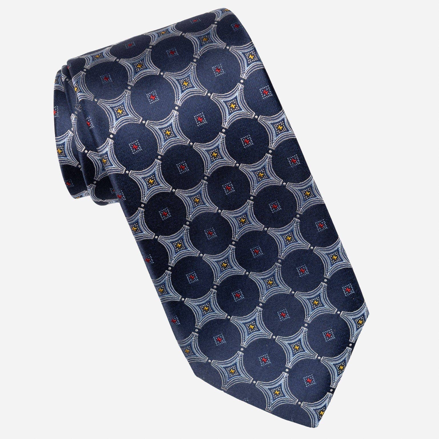 Elizabetta Made in Italy USA – wholesale Necktie – Men’s – Zuccari - Silk Jacquard Tie - Blue2