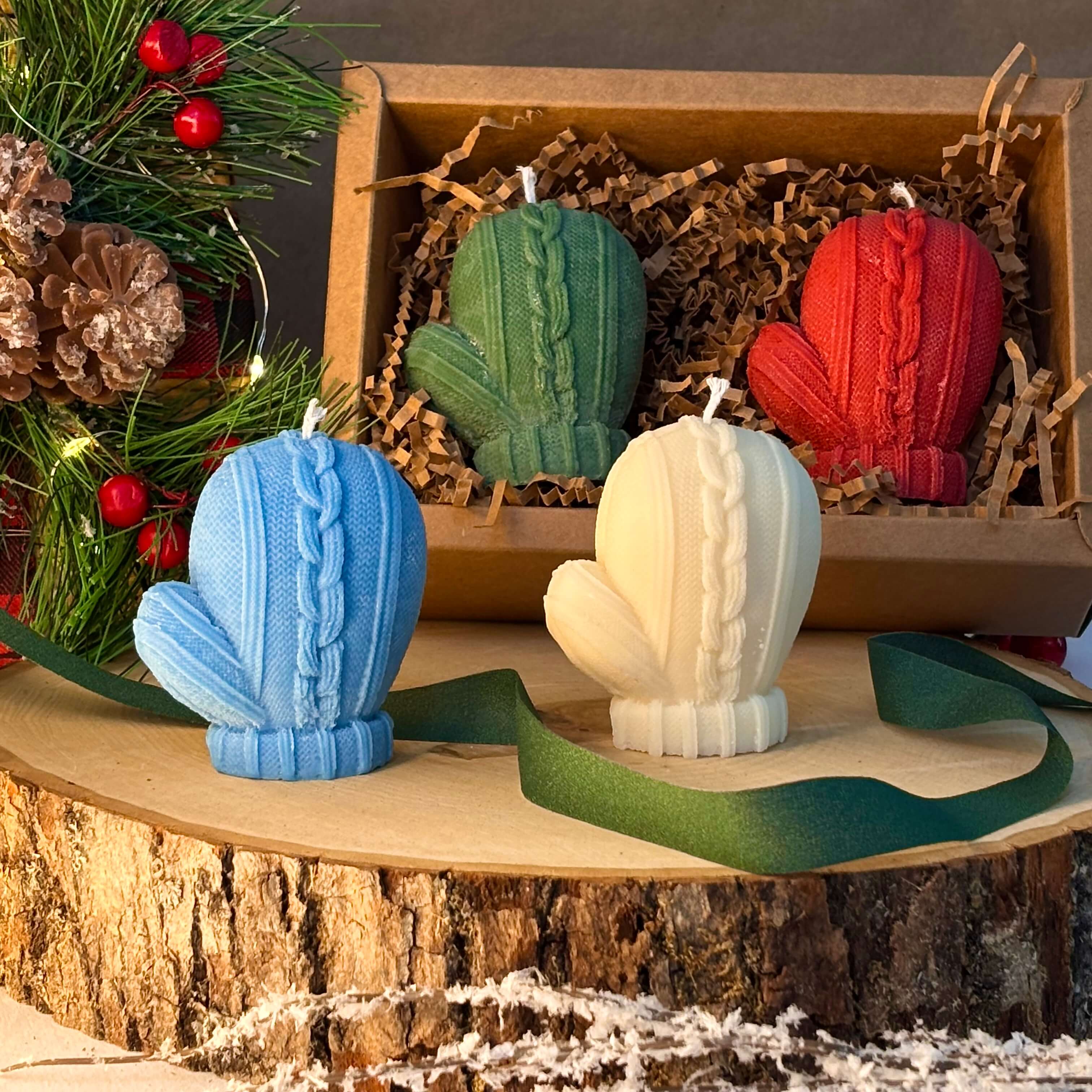 OH MY BOX – Engroshandel Gaveæske – Julegaveæske Vante Lys Sæt Ferie Sojavoks Dekoration2