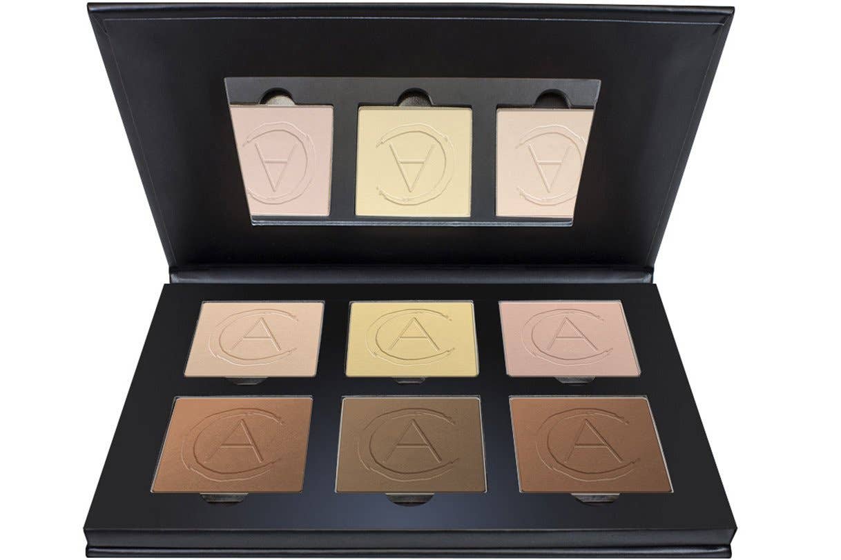 Aesthetica - Wholesale Makeup Highlighter - Aesthetica Powder Contour Kit with Brush2