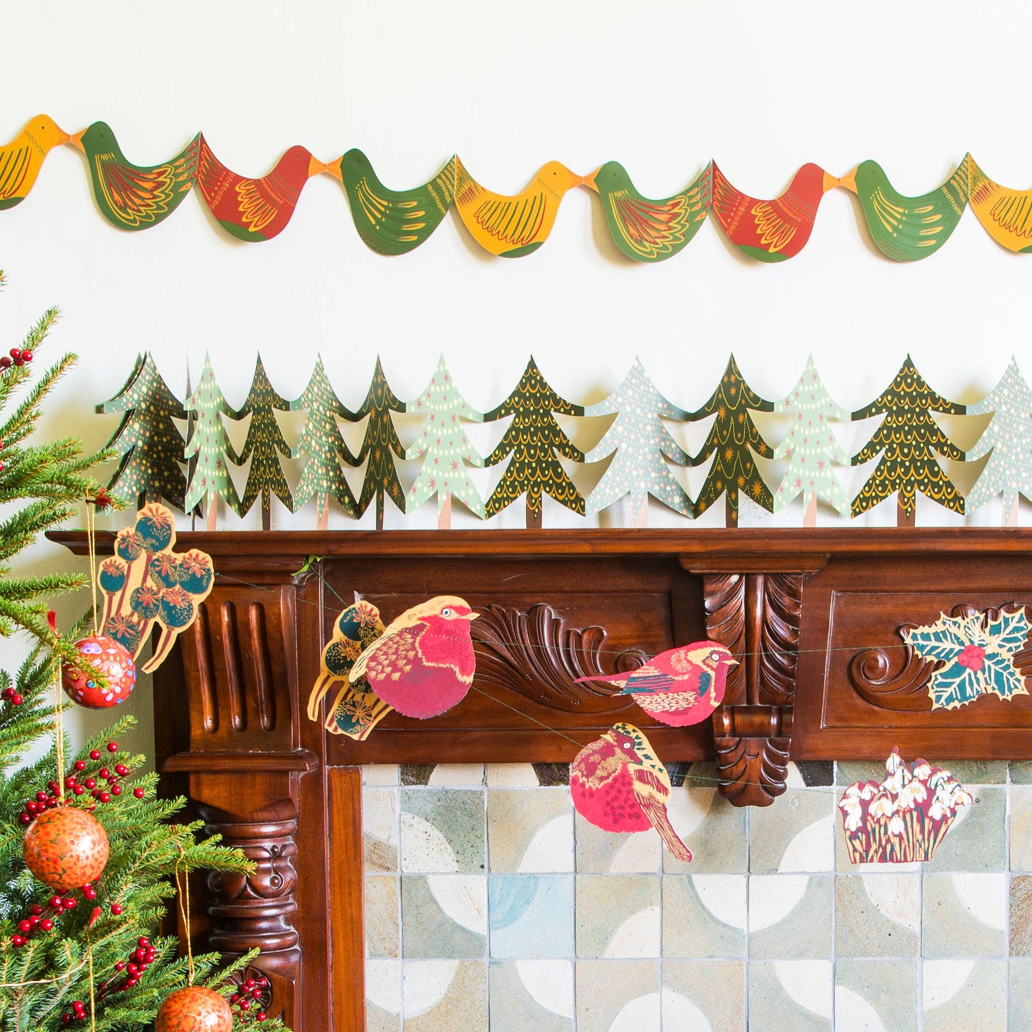 East End Press - Wholesale Bunting/Garland - UK/EU: Hedgerow Sewn Garland8