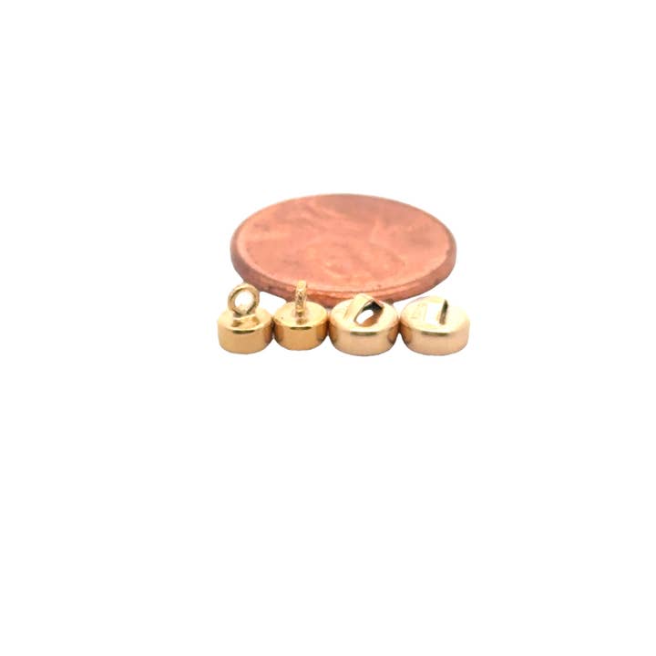 Purity Beads - Wholesale Clasp - Gold Filled Magnetic Clasps | 14K Real Gold Filled | Strong Magnetic Clasps | Two Sizes:4.5mm and 5.5mm |1