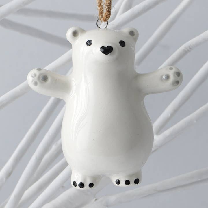 Send With Love Bear Hanging Decoration for wholesale by CGB Giftware