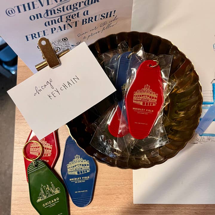 The Vine Paint Co – wholesale Keychain – Unisex – Chicago Keychain4