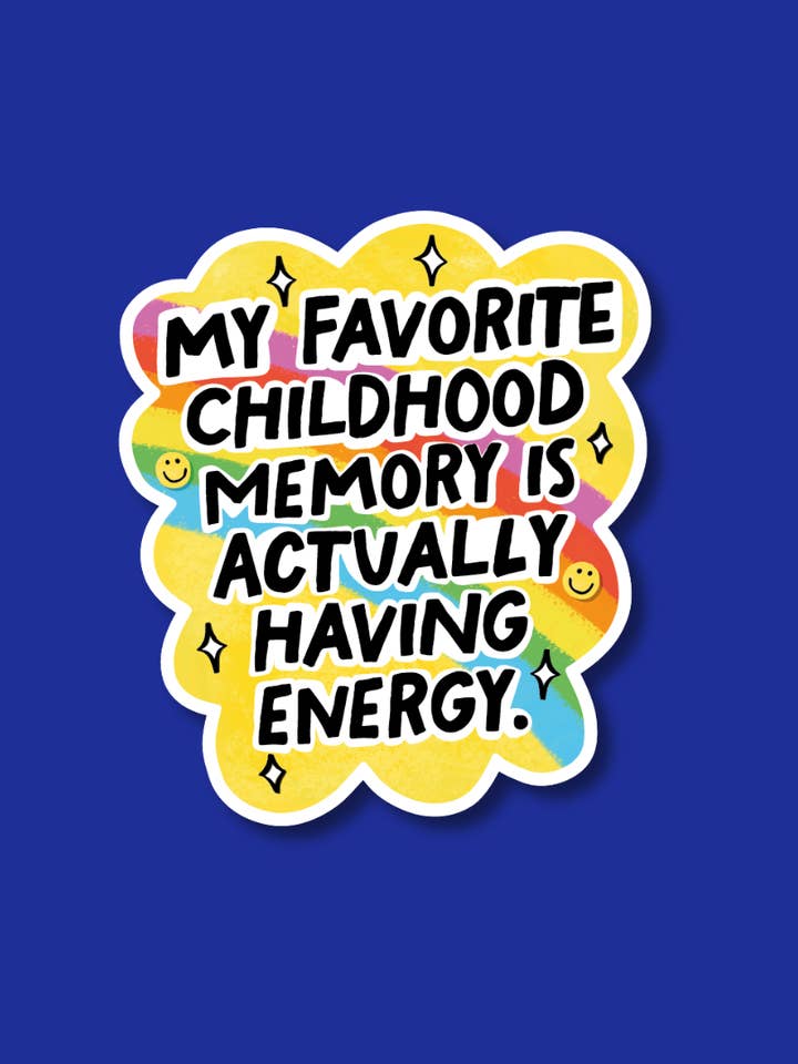 Badge Reel Topper | Childhood Memory | 2.5 Inch for wholesale by Snarkynurses