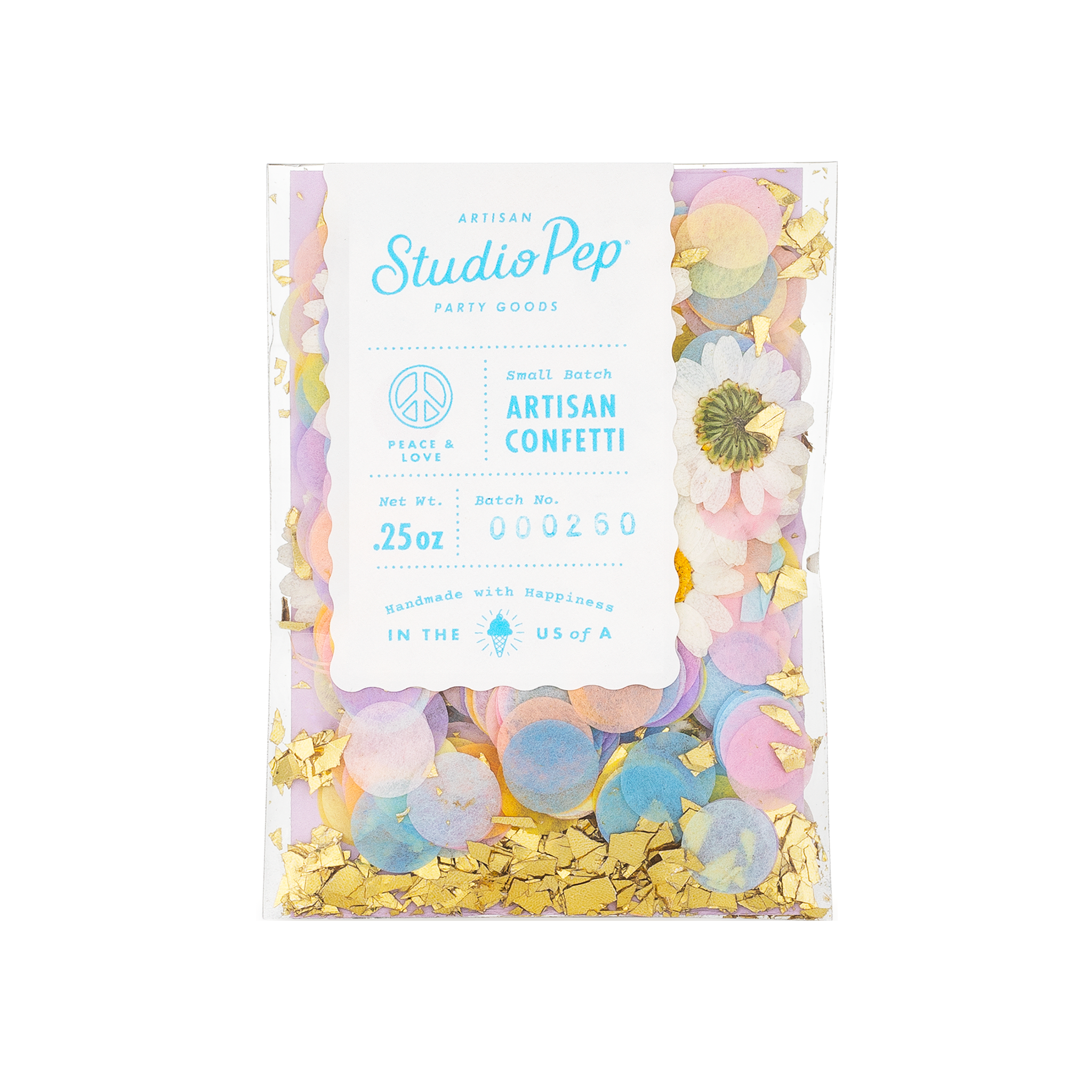 Studio Pep - Wholesale Confetti - Peace & Love Artisan Confetti1