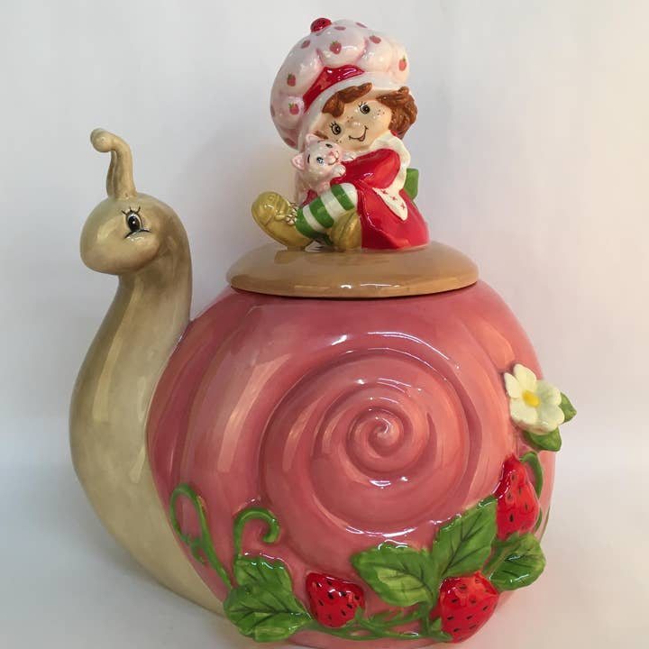 Berry Snail Sip n'Steep Cookie Jar
for wholesale by Blue Sky Clayworks
