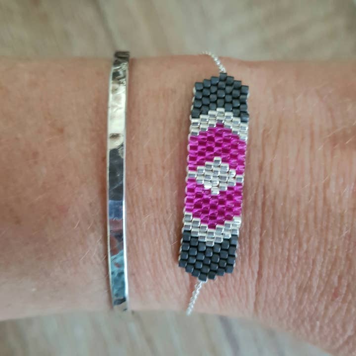 Lora Fuchsia bracelet for wholesale by C'cedille