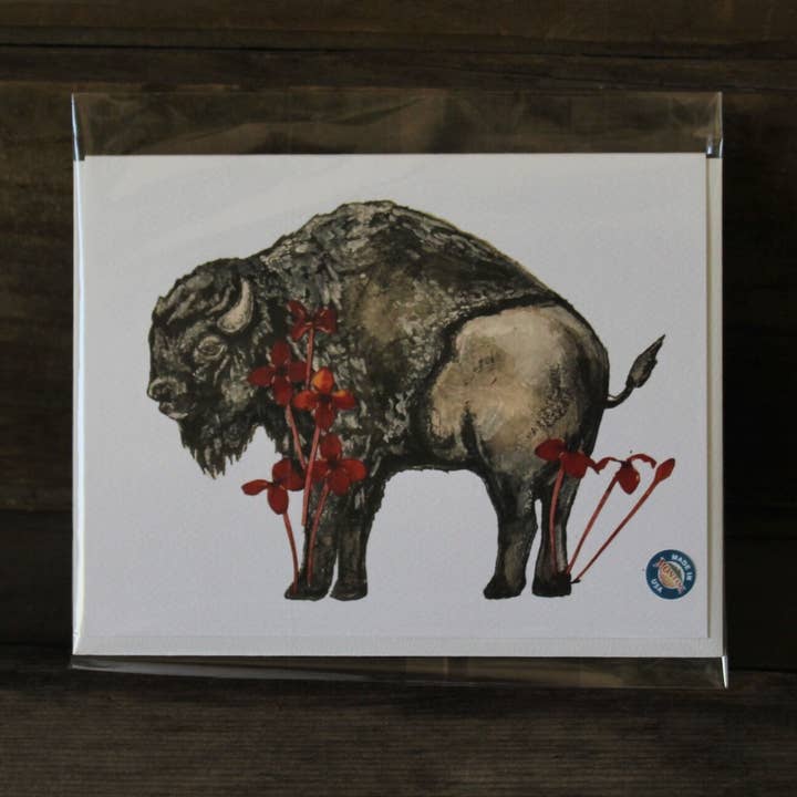 Bison Card for wholesale by ReLove By Love LLC