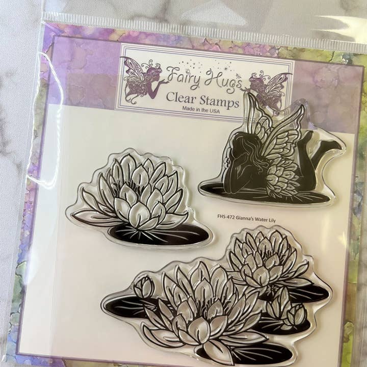 Fairy Hugs Stamps - Ninfea di Gianna per la vendita all'ingrosso da parte di Fairy Hugs