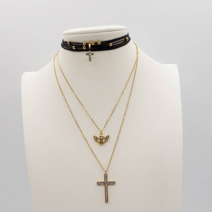 Daemon srls - Wholesale Pendant/Charm Necklace - CHERUB - Collana pendente cherubino in Acciaio inossidabile5