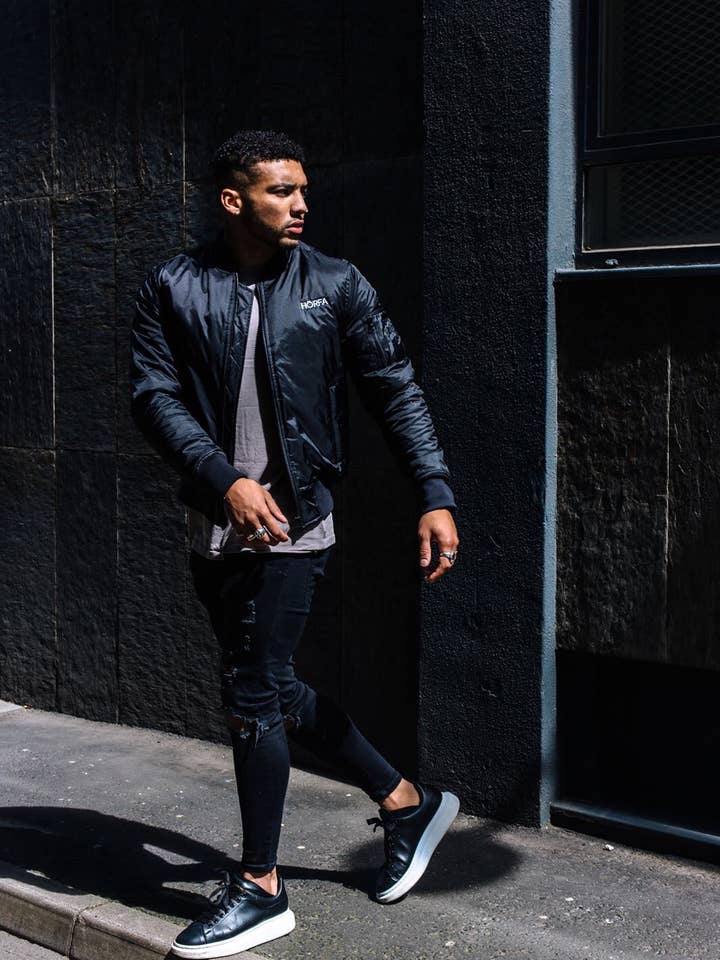 HÖRFA – wholesale Bomber jacket – Men's – Bömber Jacket in Black2