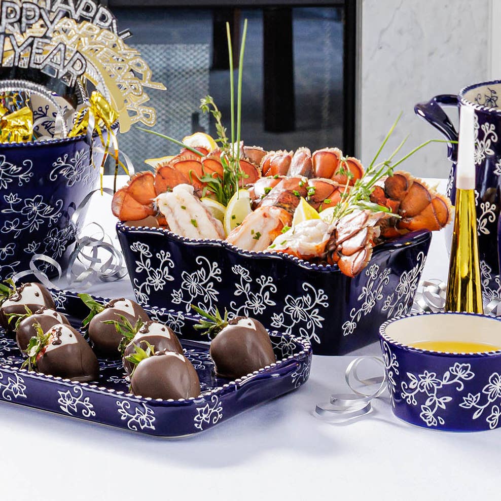 Temp-tations - Wholesale Pan - Temp-tations Stoneware Loaf Pan 1.75 qt - 5 designs6