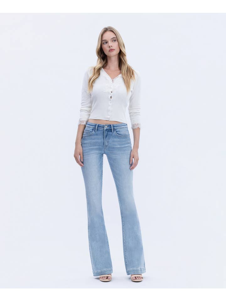 LEGENDARY MID RISE TROUSER HEM BOOTCUT JEANS T6243 T6243 for wholesale on Faire3