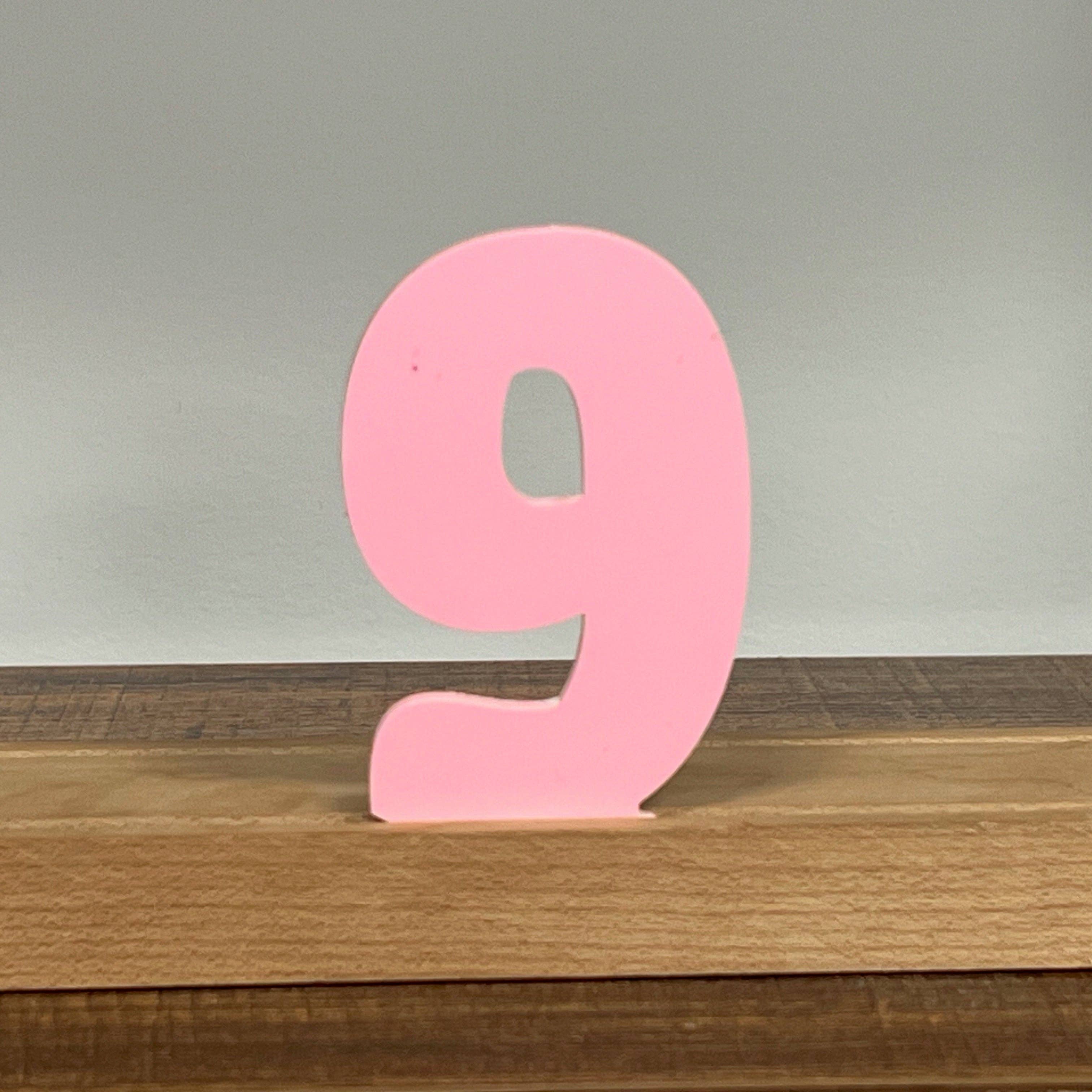 Artifacture - Wholesale Sign - Kryliq Individual Letters: 3" Craftsman Style- Matte Pastel Pink37