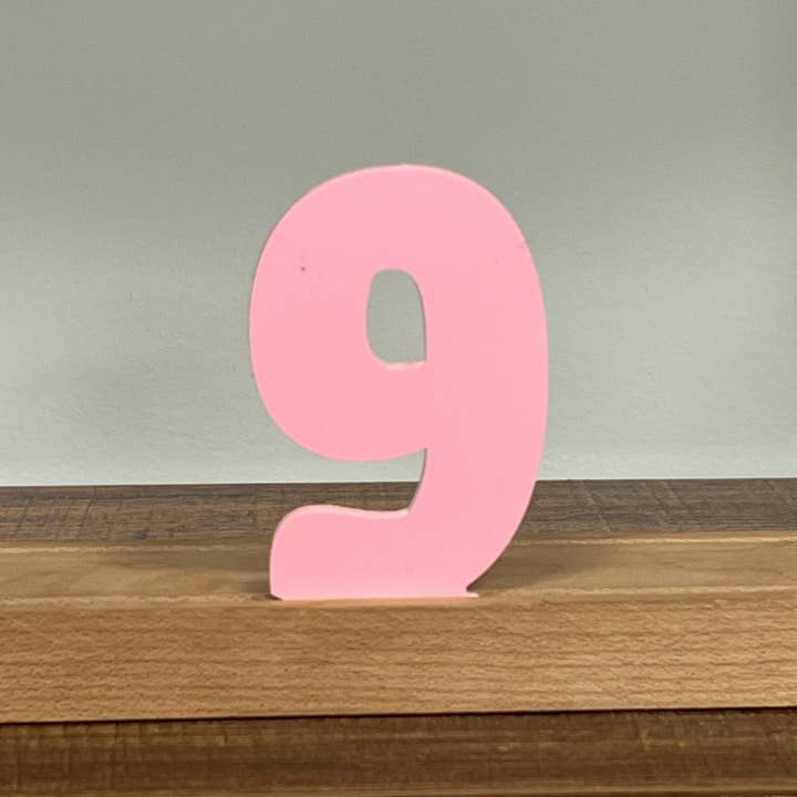 Artifacture - Wholesale Sign - Kryliq Individual Letters: 3" Craftsman Style- Matte Pastel Pink37