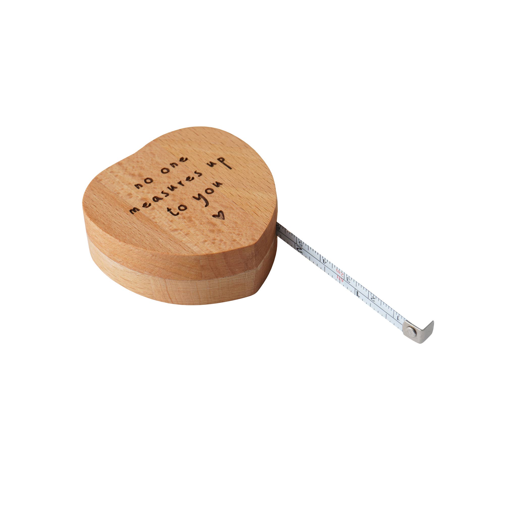 CGB Giftware – wholesale Measuring tape – 'No One Measures Up To You' Heart Tape Measure3