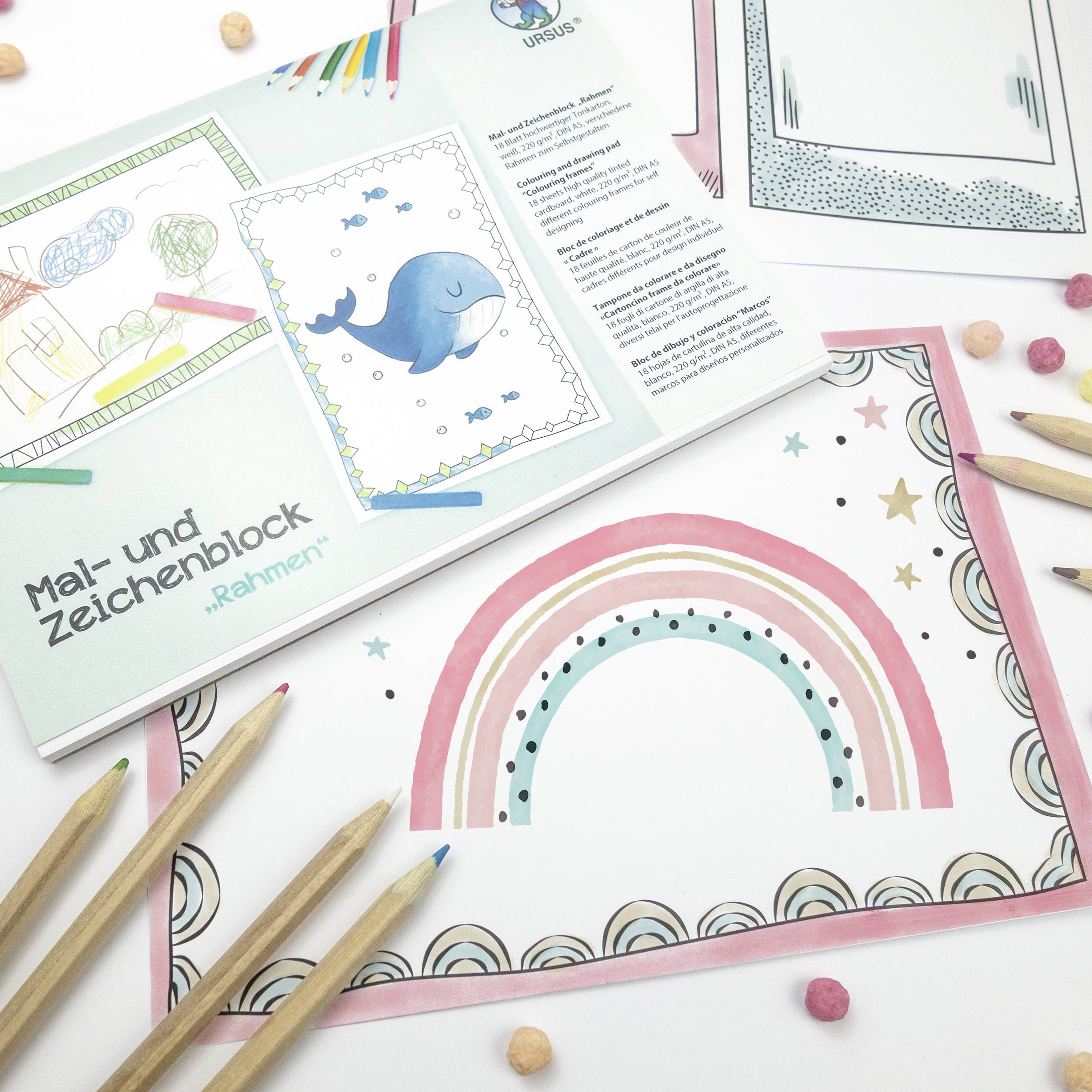 URSUS® / Buntpapierfabrik Ludwig Bähr GmbH & Co. KG - Wholesale Coloring & Activity Book - Kids & Baby - Painting And Drawing Pad “Frame”21