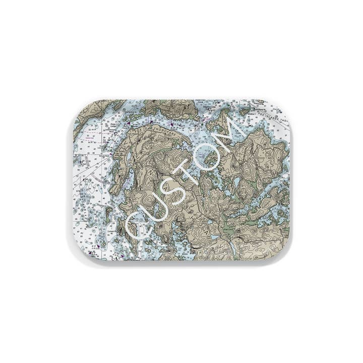 Trays4Us - Wholesale Serving Tray - Custom Nautical Decorative Tray & Coasters - Any US location
