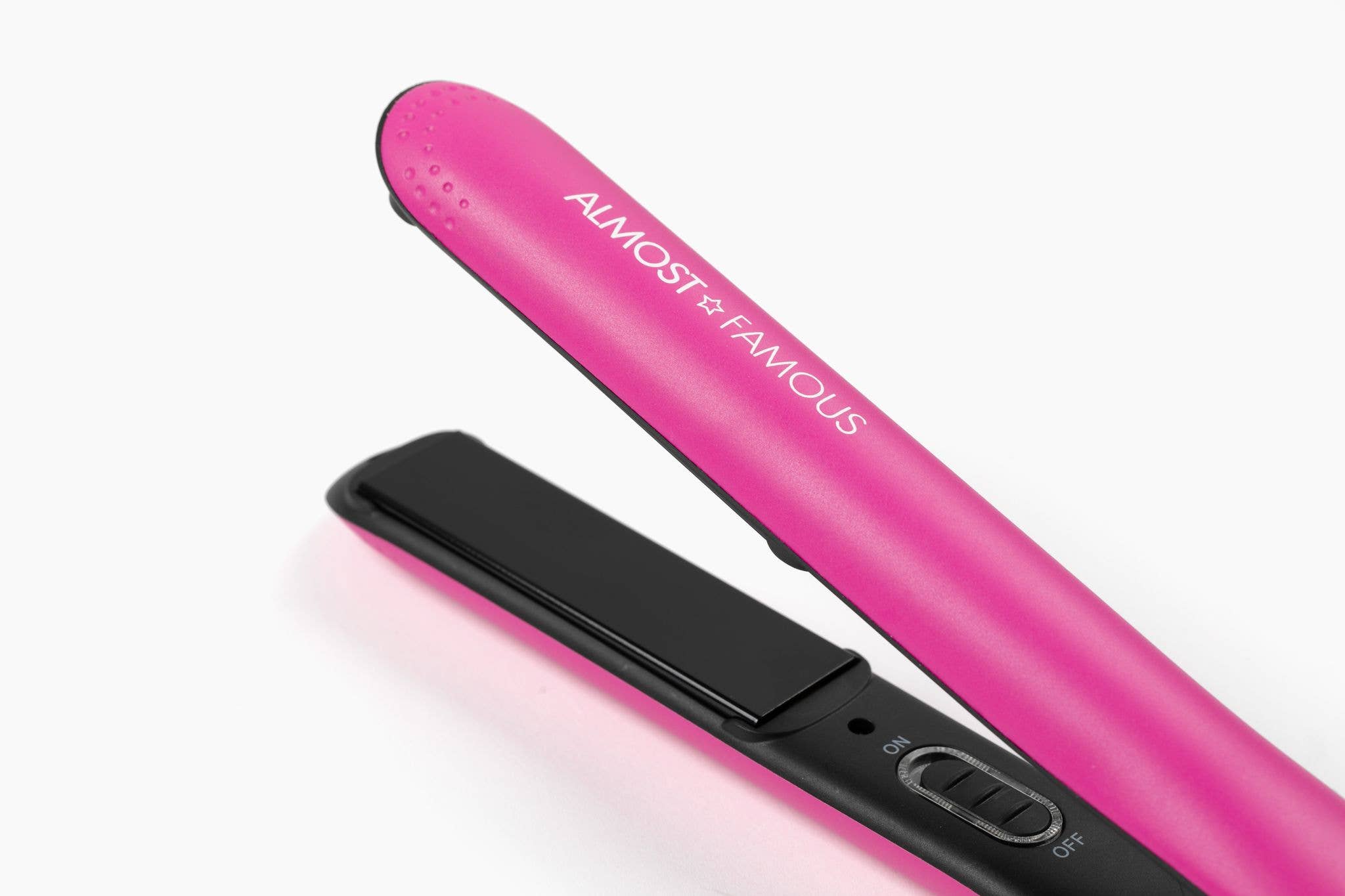 Pink “Fierce Glam” Flat Iron with Travel Pouch – Tourmaline for wholesale on Faire0