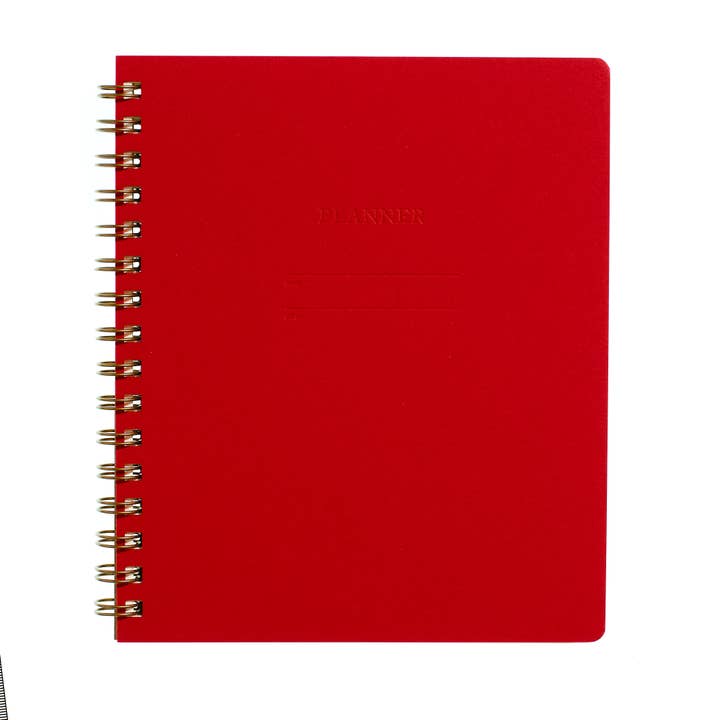 Planner - Warm Red for wholesale by Shorthand Press