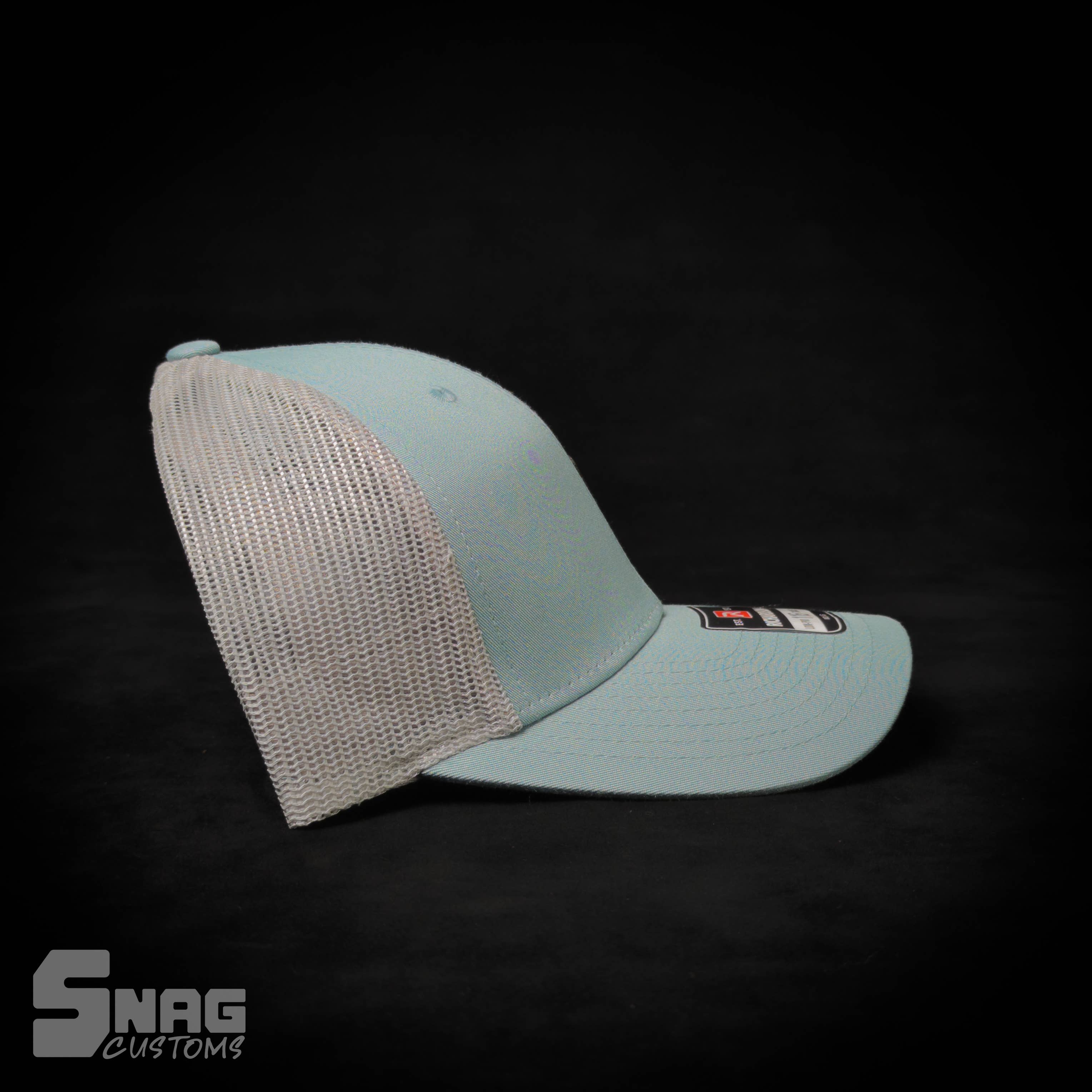 Snag Customs - Wholesale Trucker Hat - Unisex - Montana Sasquatch, Yeti, Bigfoot Leather Patch Hat5