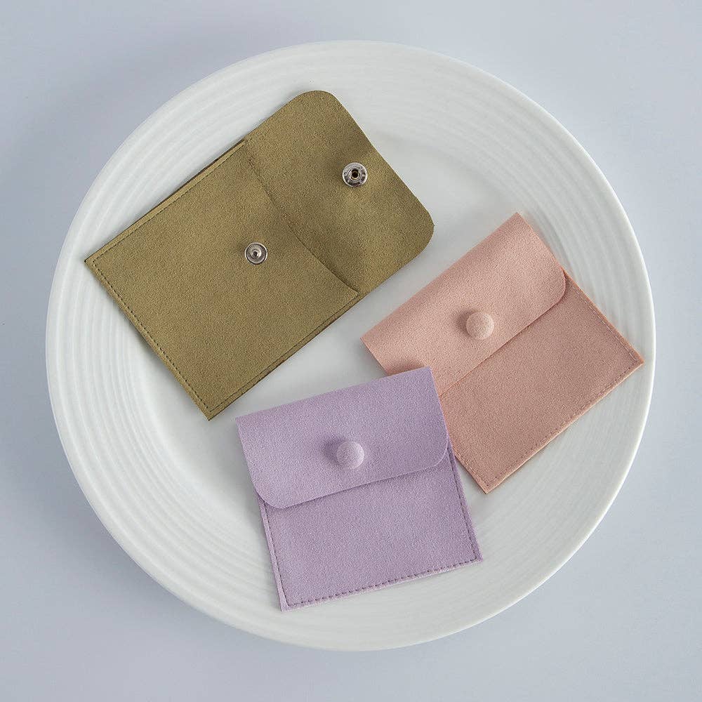 ZaraJewellery - Wholesale Gift Bag - Wholesale jewelry Pouch - Envelope with Button Pouch Logo Cu13