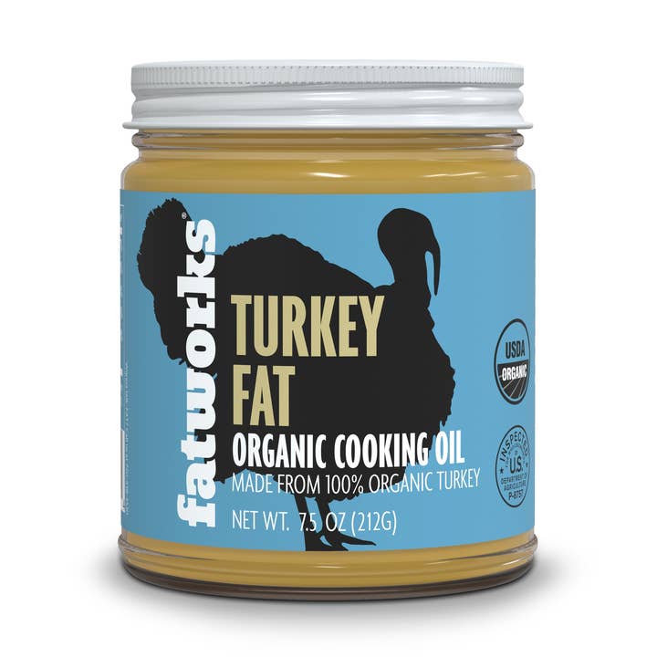 Organic Turkey Fat (7.5 oz) for wholesale by Fatworks
