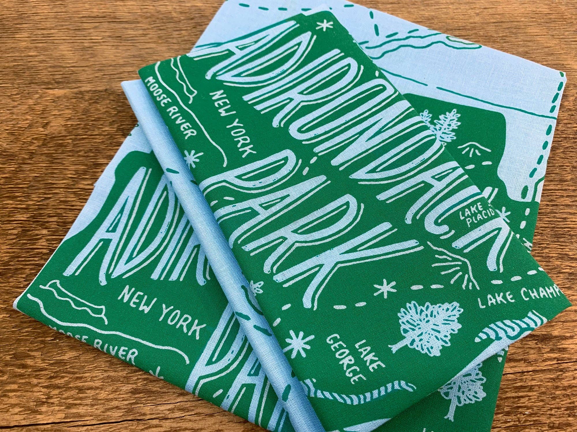 Noteworthy Paper & Press - Wholesale Bandana - Unisex - Adirondack State Park Bandana2
