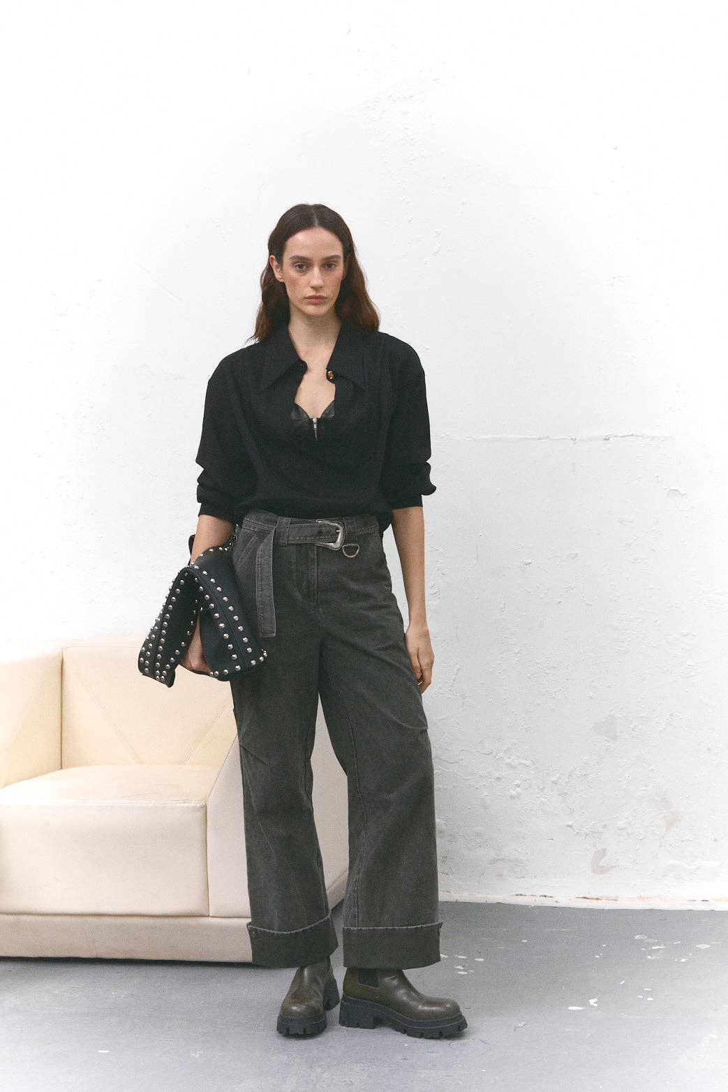 SUNDAY LIFE - Wholesale Pants - Women's - Judith-Wide Leg Pants with Marked Hem3