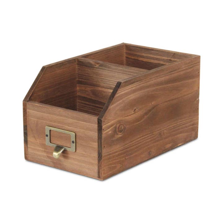 Cheungs Home Decor - Wholesale Desk Organizer - Lucius Wooden 2 Slot Organizer