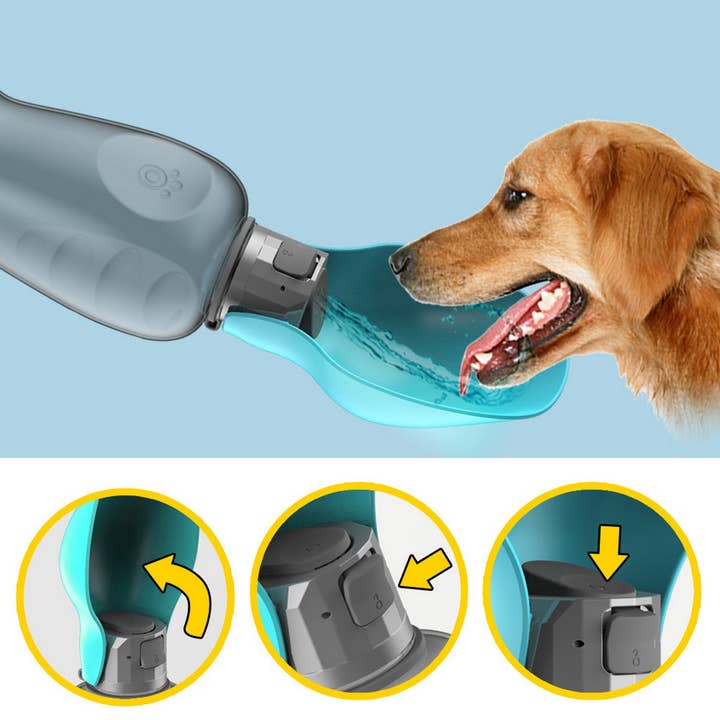 Toby Supply - Wholesale Pet Water Bottle - Dog - Outdoor Foldable Dog Water Bottle Leak-Proof_CWMM6084