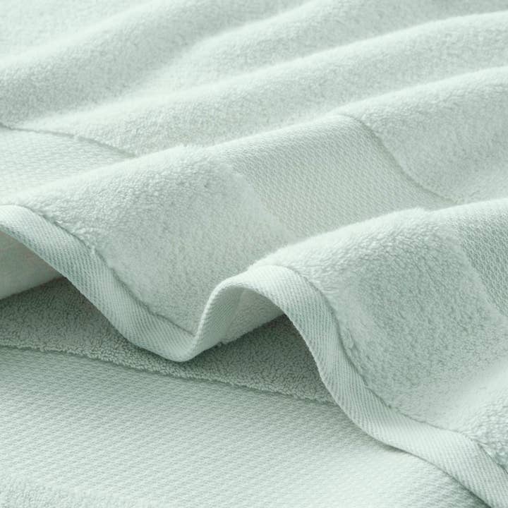 Olliix - Vente Ensembles de serviettes - Ensemble de serviettes de bain 6 pièces en coton turc, Seafoam1