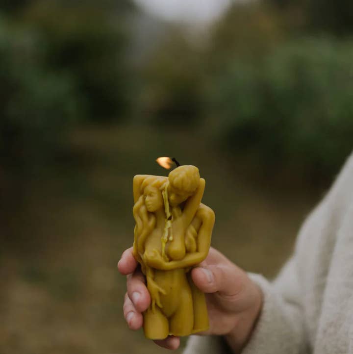 Mother Madre Bees - Wholesale Novelty Candle - Desire Candle — Beeswax Affirmation Candle