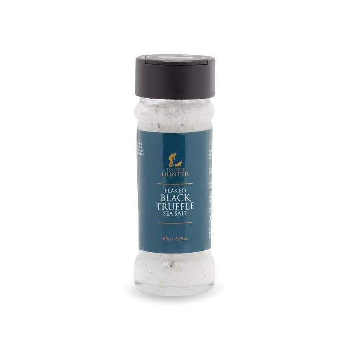 Flaked Black Truffle Sea Salt Shaker (65g) - Gourmet Food Se for wholesale by Savoury Imports Limited