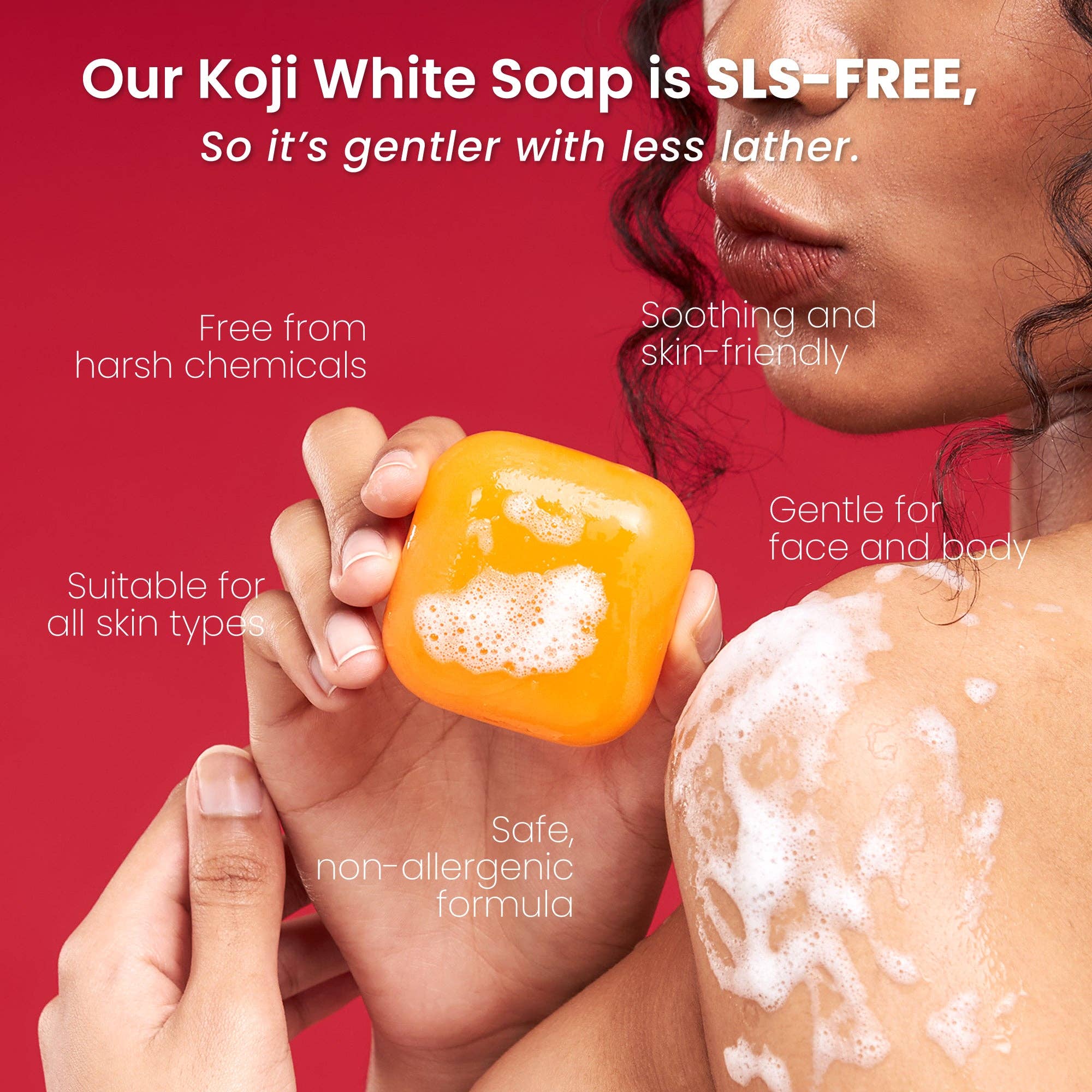 Koji White - Wholesale Bar Soap - Pure 5% Kojic Acid Skin Brightening Soap (2 Bars)7