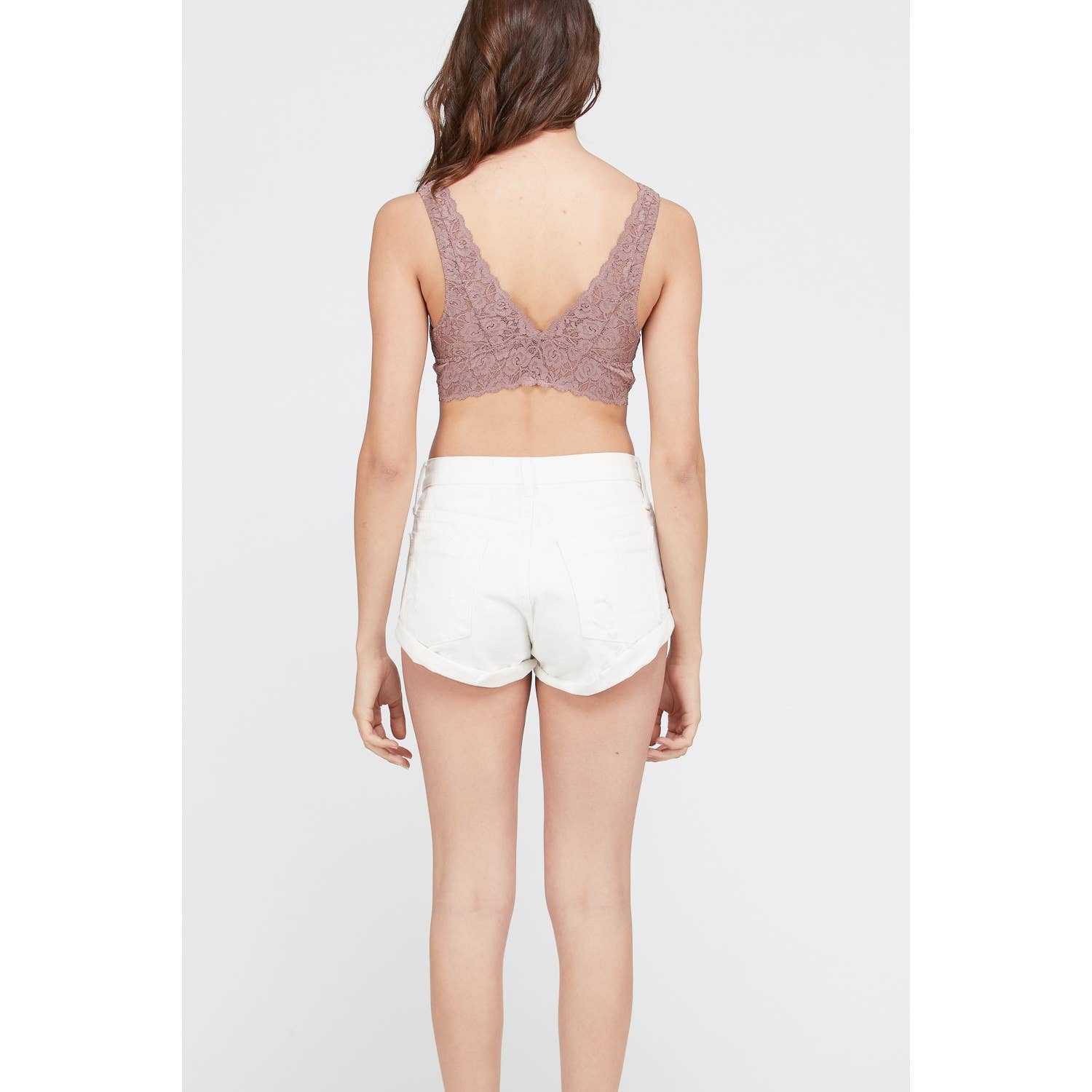 Wishlist Apparel - Vente Brassière – femme - BRASSIÈRE REMBOURRÉE À COL EN V EN DENTELLE FESTONNÉE/T8233_P10