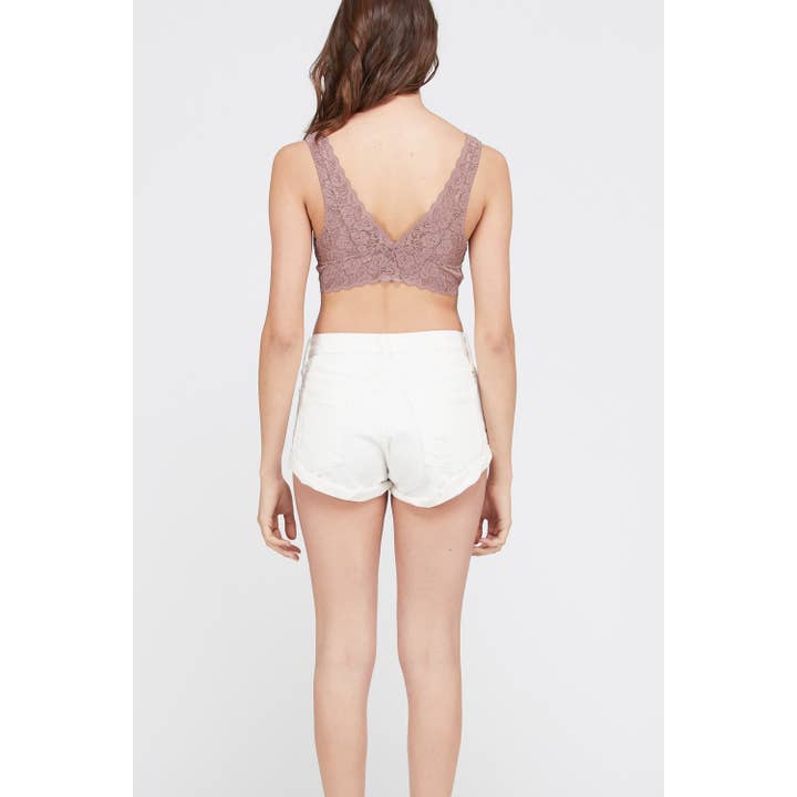 Wishlist Apparel – wholesale Bralette - Dam – VADDERAD BRALETT MED SKULPTERAD SPETS V HALS/T8233_P10