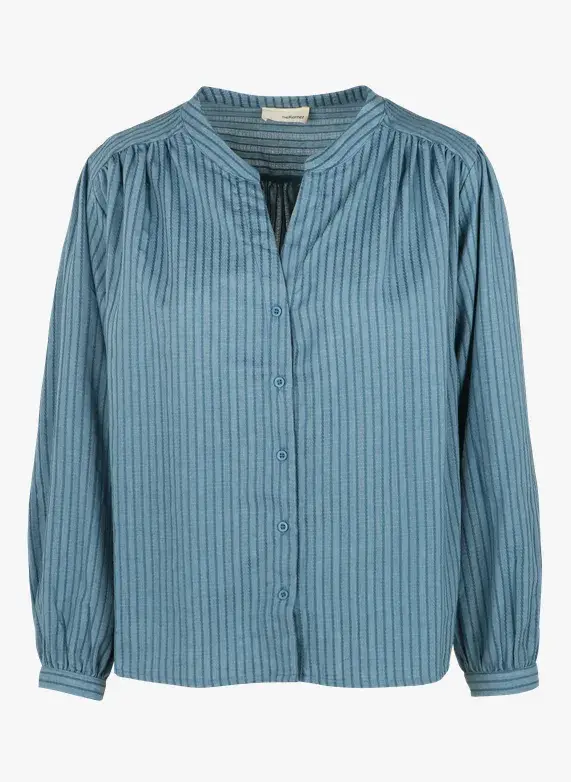 The Korner - USA - Vendita all'ingrosso Camicetta - Donna - T24219128-Camicetta a righe in cotone da donna7