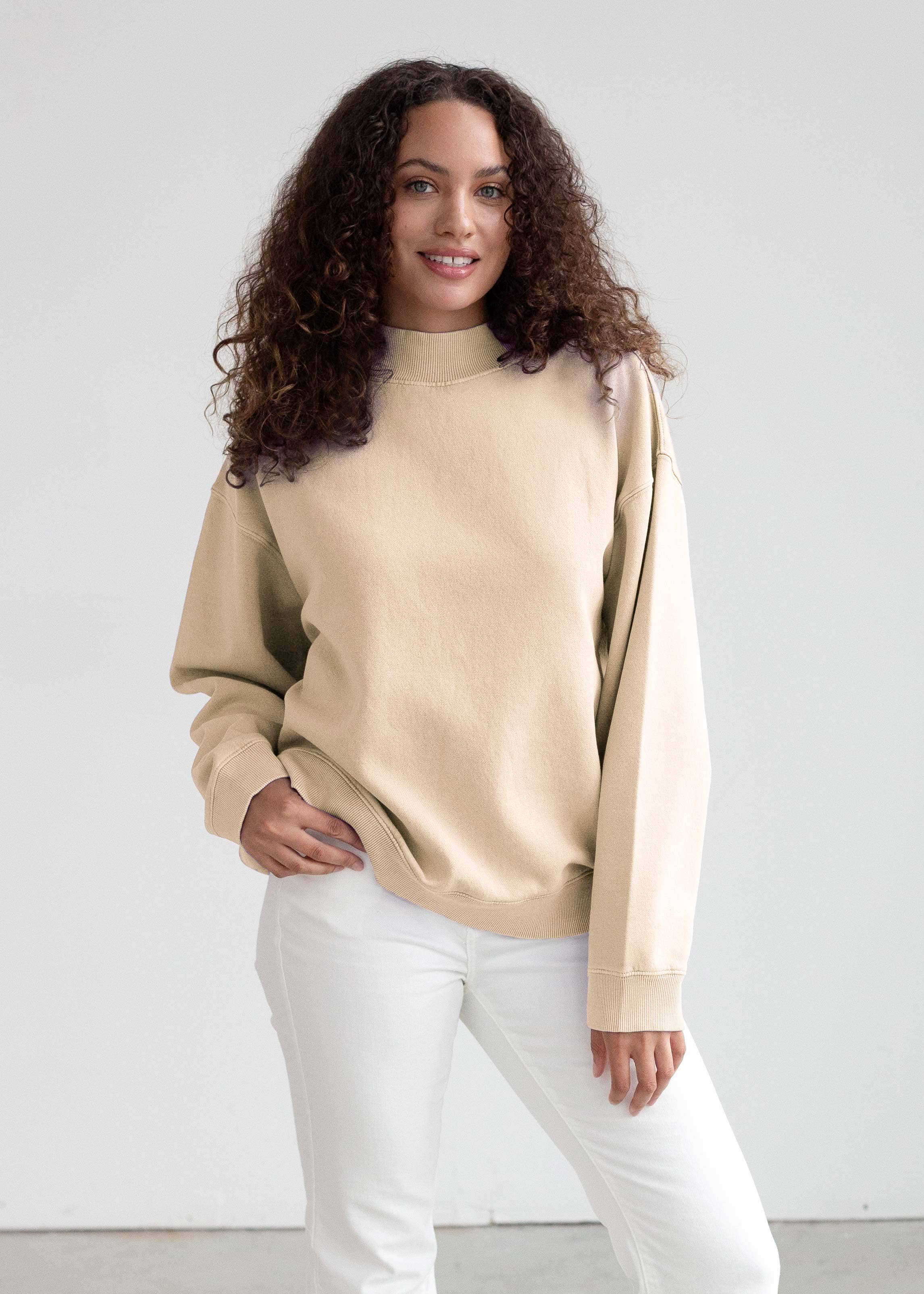 chicka-d - Wholesale Sweatshirt - Women's - Nantucket Mock-Neck, All Colors8