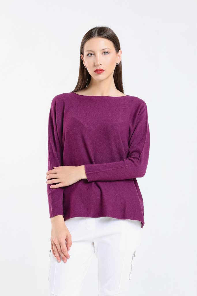 TINA Stephens Italy/Tees By Tina - Wholesale Knit Sweater - Women's - Laurin Seriously Soft Jewel Neck Sweater (BLS425)20