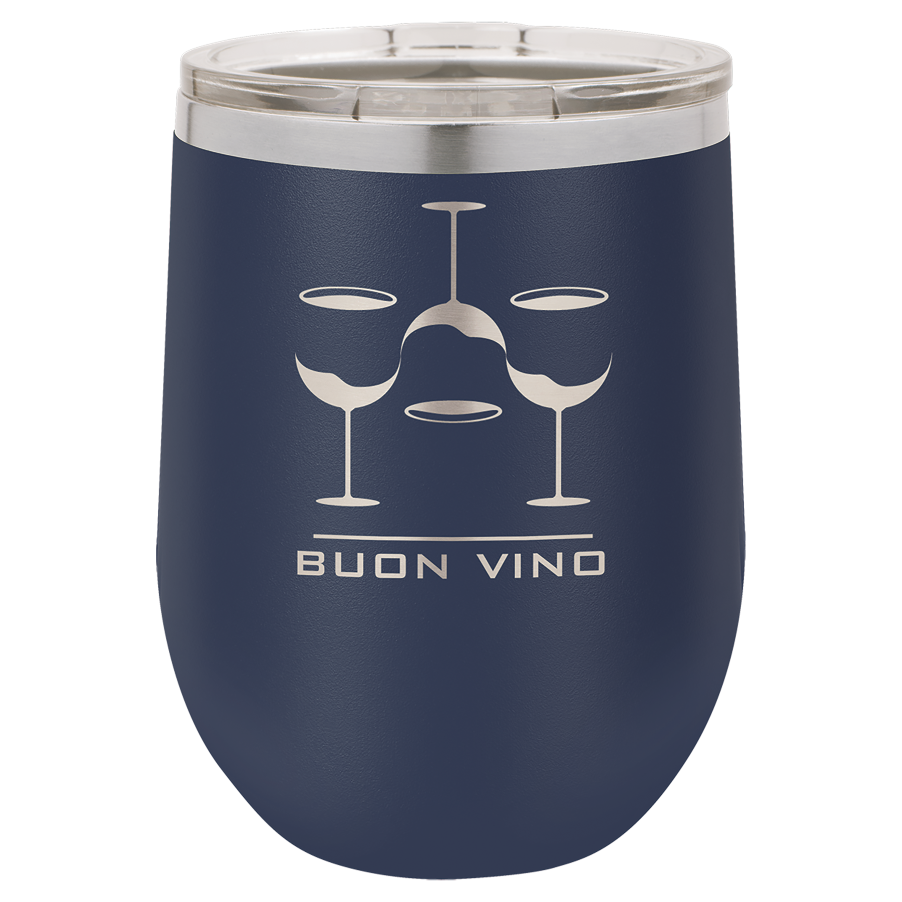 A to Z Imaging and Design - Vente Gourde/bouteille isotherme - Gobelet à vin sans pied de 12 oz – Gravure laser personnalisée9