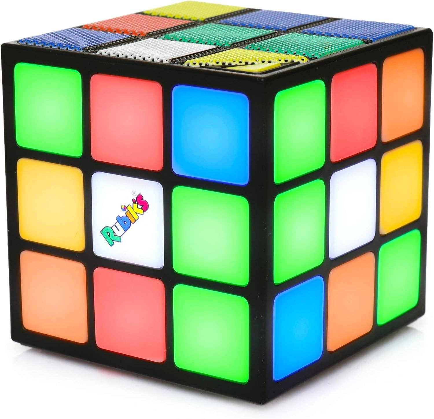 Brand Partners Group - Wholesale Speakers - Rubik's Portable LED Light-Up Cube Bluetooth Speaker1
